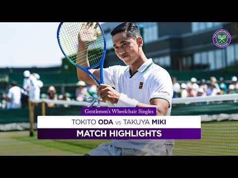 PERFECT from the reigning champion 👌 | Tokito Oda vs Takuya Miki | Highlights | Wimbledon 2026