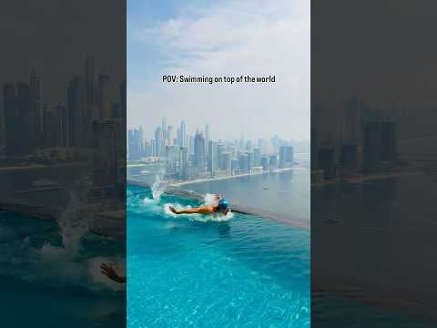 Swimming on top of the world