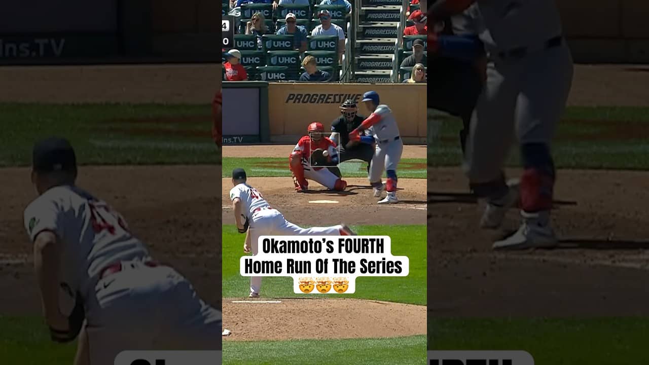 Kazuma Okamoto hits his FOURTH home run of the series 💪 #MLB #BlueJays
