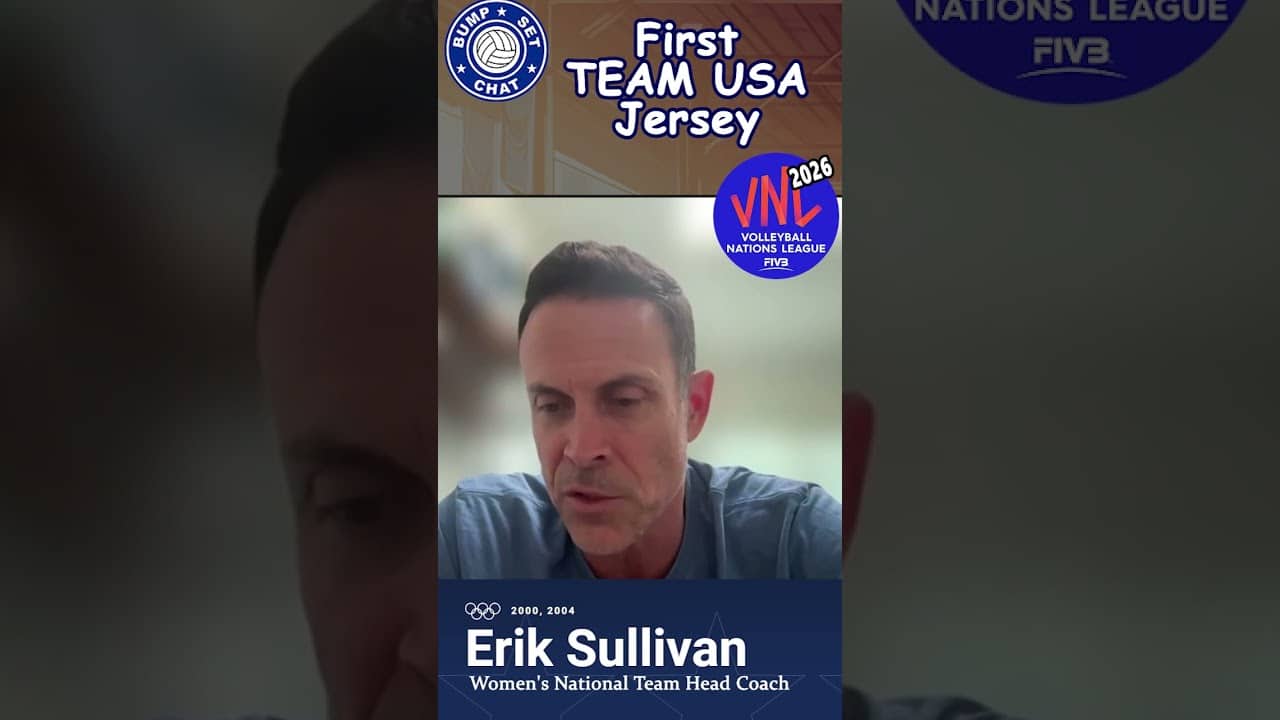 Erik Sullivan TEAM USA coach and getting his first USA Jersey