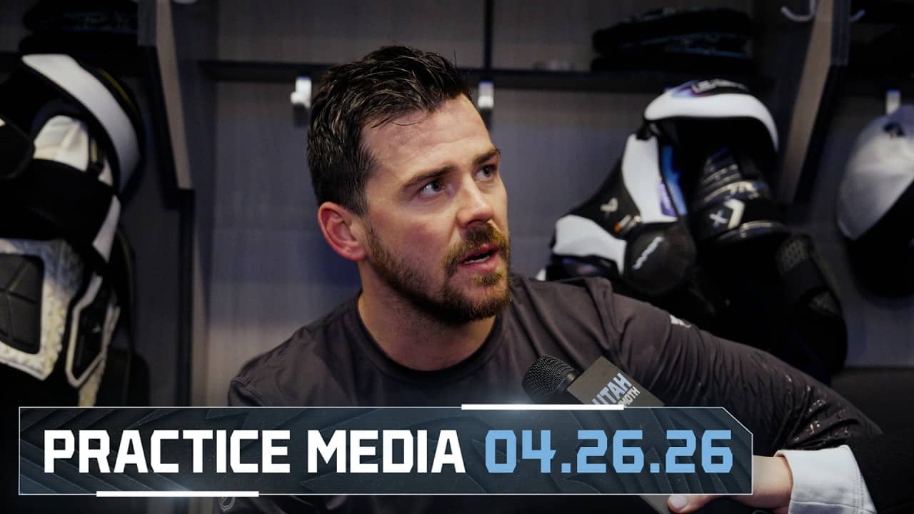 Mackenzie Weegar and André Tourigny | 04.26 Practice Media