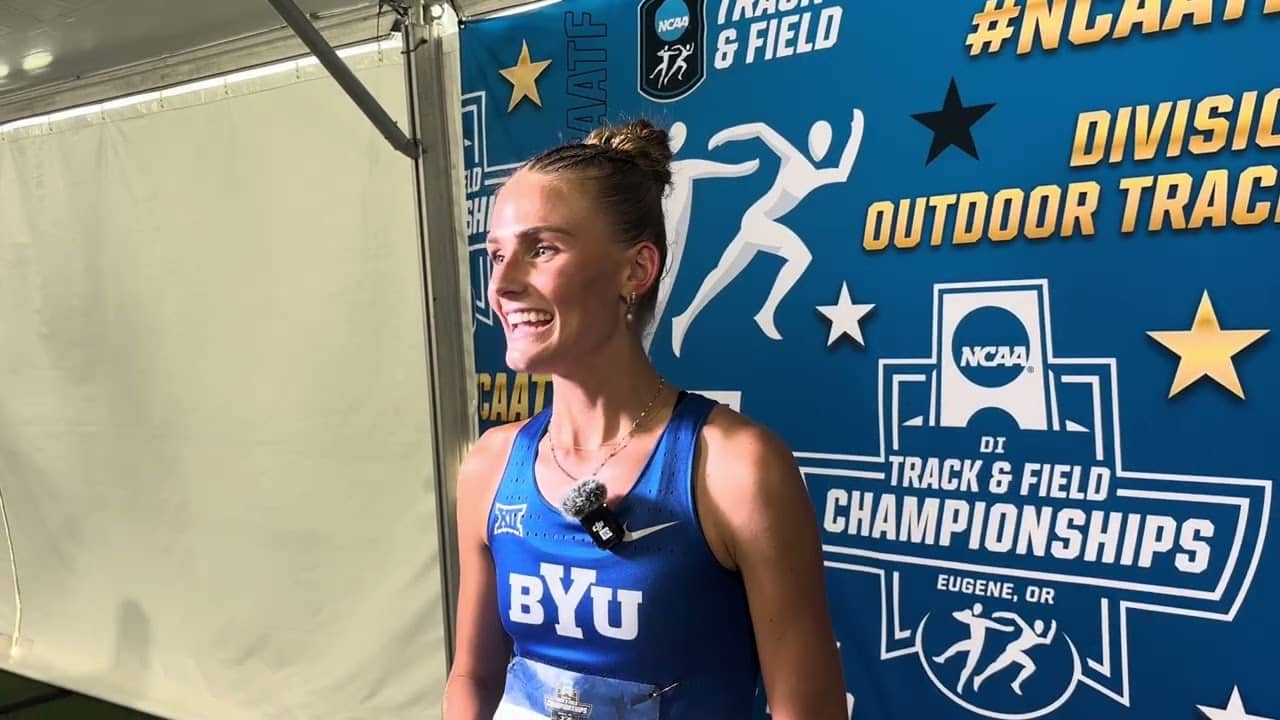 Taylor Lovell Proclaims BYU As “SteepleU,” Wins NCAA Championship 3000mSC Final In 9:21.03 PB