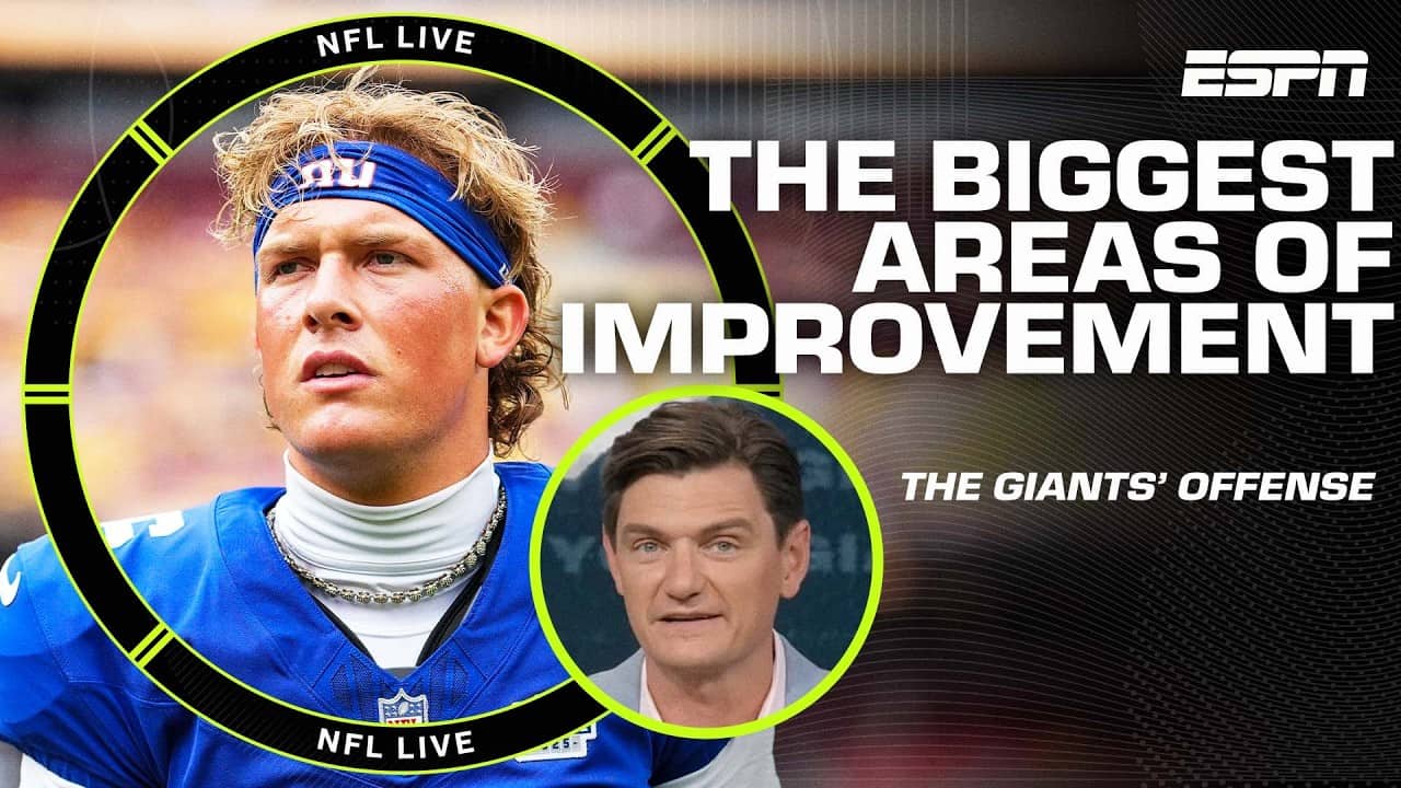 Jeff Darlington details how the Giants' offense will look to change this season 🏈 | NFL Live