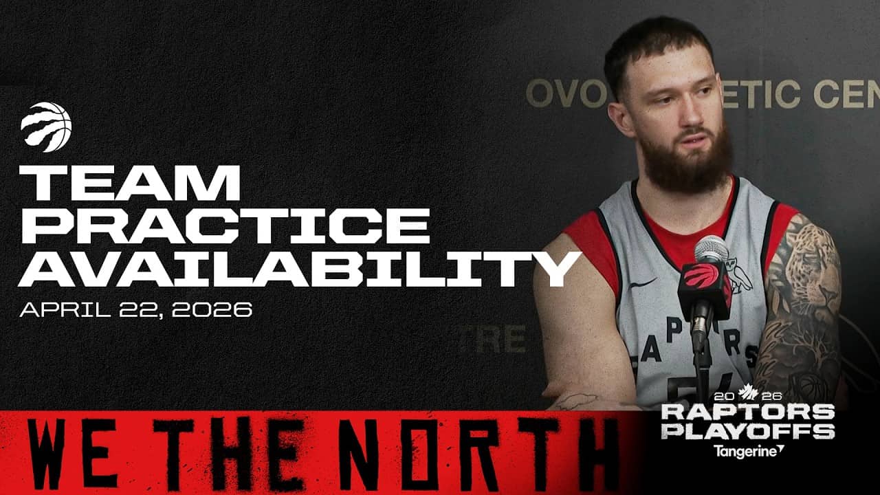 Toronto Raptors Full Media Availability | Playoff Practice | April 22, 2026
