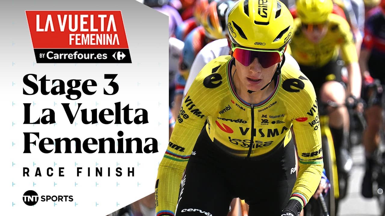 TIMED TO PERFECTION! 😮‍💨 | La Vuelta Femenina 2026 Stage 3 Final KM's | TNT Sports Cycling