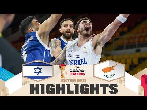 Israel 🇮🇱 v Cyprus 🇨🇾 | Extended Highlights | FIBA Basketball World Cup 2027 European Qualifiers