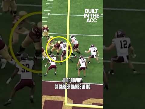 🤝 Freak athlete at the tackle spot. Jude Bowry is #BuiltInTheACC    #nfldraft #bostoncollege #cfb