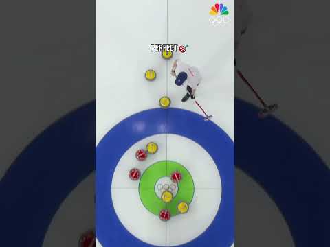Dodds with an INCREDIBLE curling shot for Team GB!