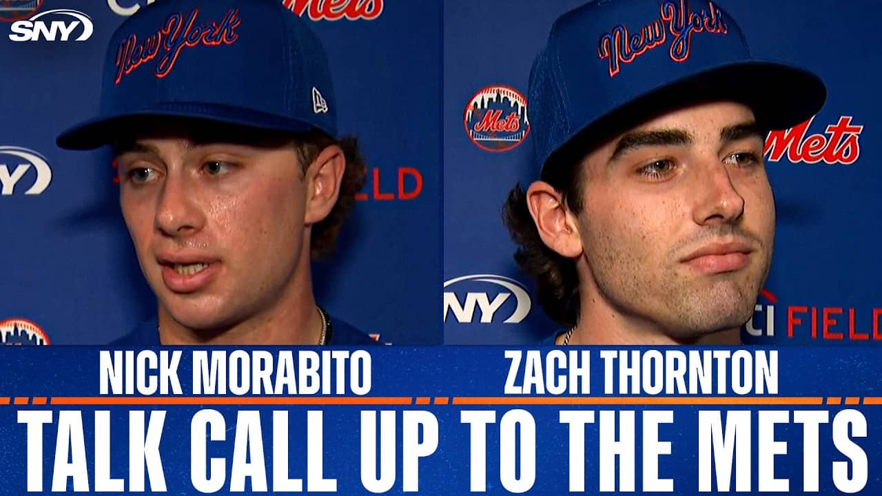 Nick Morabito, Zach Thornton talk getting call to the big leagues for the Mets