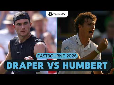 Jack Draper vs Ugo Humbert High-Quality Match! | Eastbourne 2026 Highlights