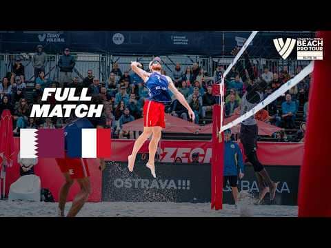 Cherif/Ahmed 🇶🇦 vs. Bassereau/Aye 🇫🇷 - BPT 2025 Full Match | Ostrava - Elite | Beach Volleyball