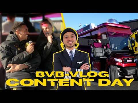 Round trip with Bellingham, Schlotterbeck & Co. in a crazy go-kart | BVB Vlog