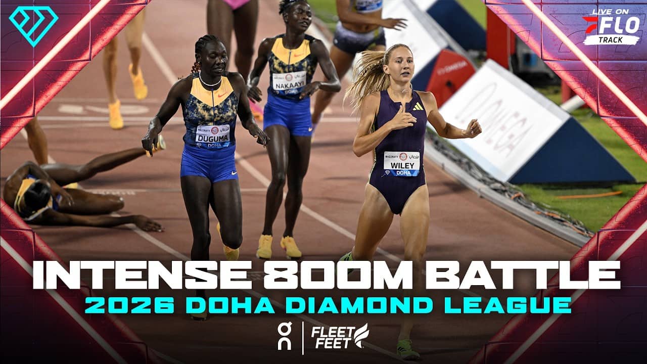 Addy Wiley and Tsige Duguma Battle To The Line In  2026 Doha Diamond League Women's 800m