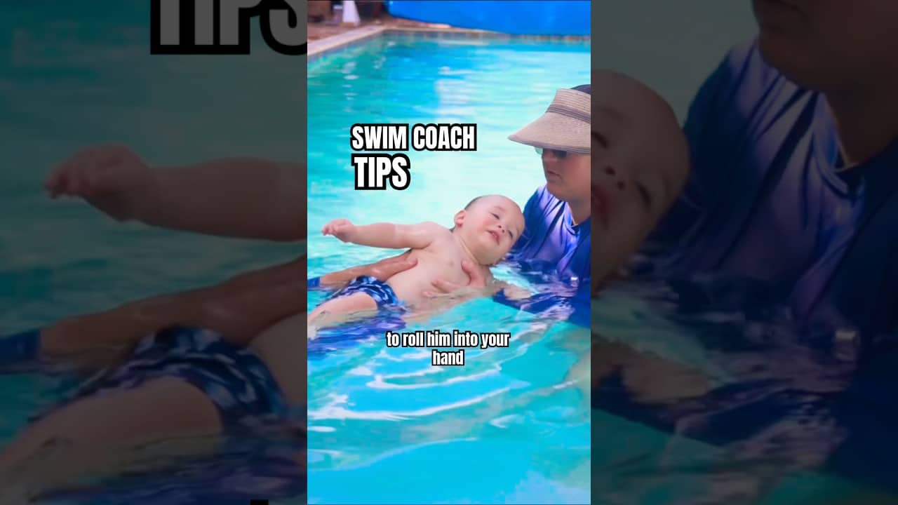How to Teach the Roll to Float (Baby Swim Tips)