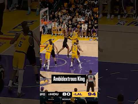 LeBron with the LEFT 😤 #NBAPlayoffs