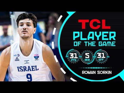 Roman Sorkin (31 PTS) | TCL Player Of The Game | ISR 🇮🇱 vs ISL 🇮🇸 | FIBA EuroBasket 2025