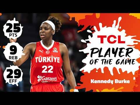 Kennedy Burke (25 PTS) | TCL Player Of The Game | JPN vs TUR | #FIBAWWC 2026 Qualifying Tournament