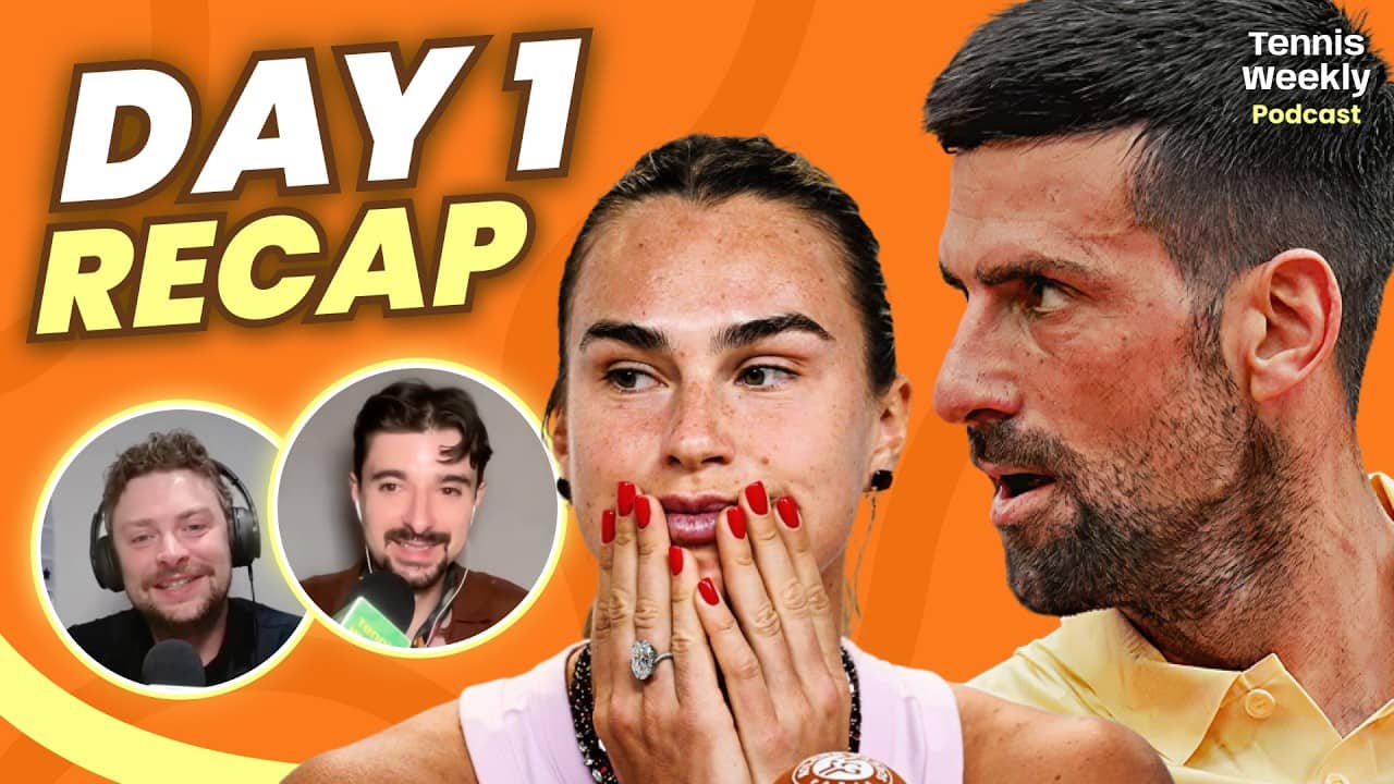 Djokovic WINS opener in RECORD 82nd slam! Raducanu OUT+ Sabalenka media BOYCOTT | Roland Garros 2026