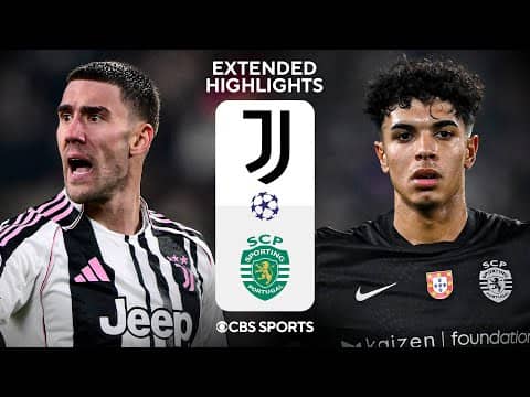 Juventus vs. Sporting CP: Extended Highlights | UCL League Phase MD 4 | CBS Sports Golazo