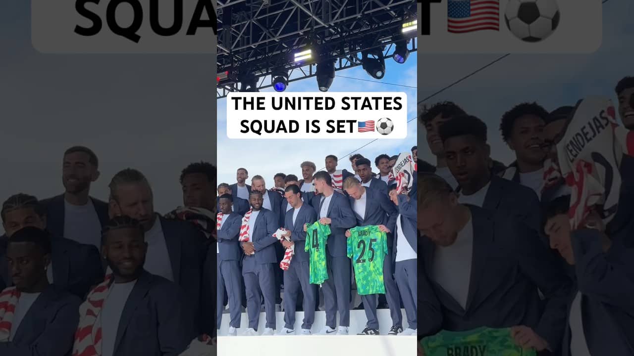The U.S. squad for the @fifa World Cup!🇺🇸