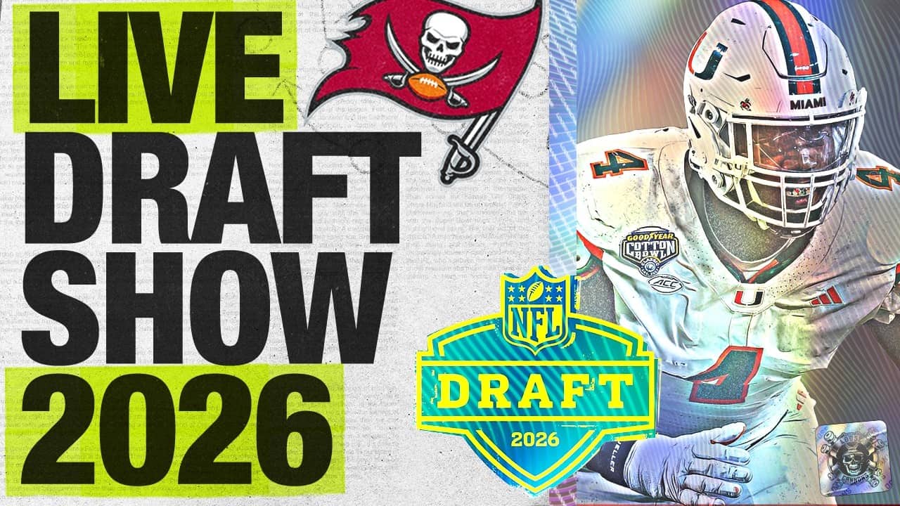 Live Draft Show 2026 Day 1  |  2026 Off-Season  |  2026 Tampa Bay Buccaneers