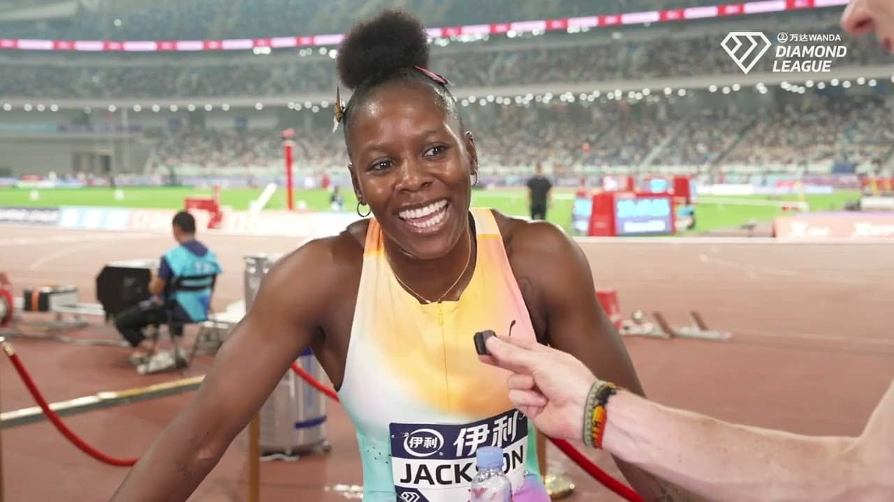 Jamaica's Shericka Jackson After Fastest 200m Time Since 2023, Wins Xiamen Diamond League In 21.87