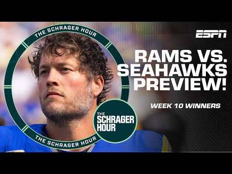 Peter Schrager's Week 10 winners + MUST-WATCH NFC West showdown 🔥 | The Schrager Hour