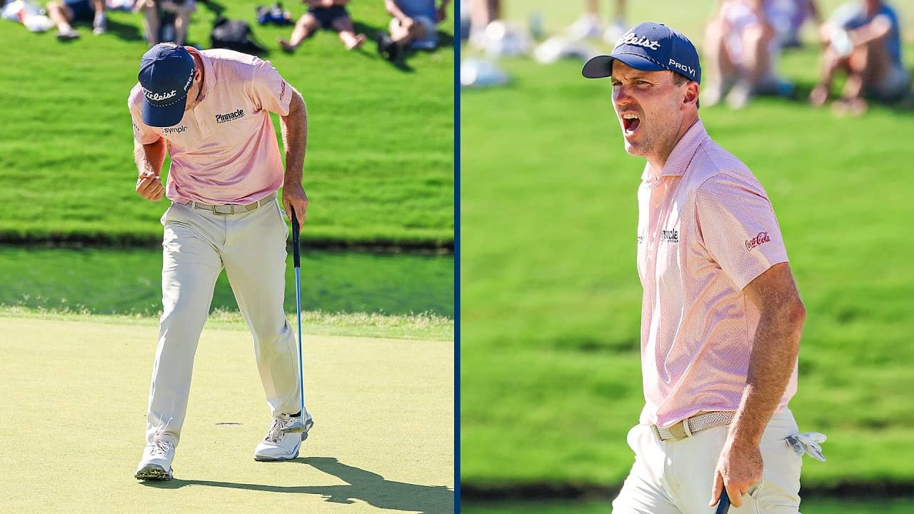 Russell Henley birdies 16, 17 & 18 to force playoff... And then WINS! | Charles Schwab | 2026