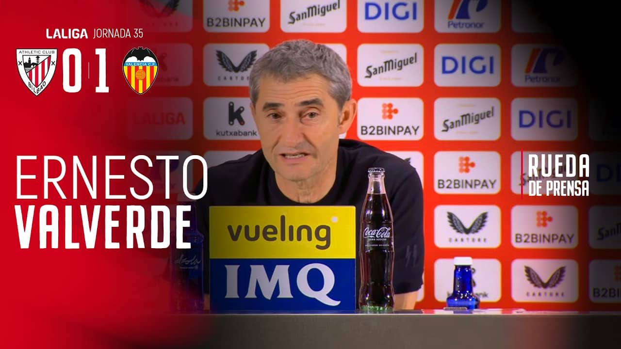 🎙Ernesto Valverde | post Athletic Club 0-1 Valencia CF | LaLiga EA Sports 2025/26 MD35