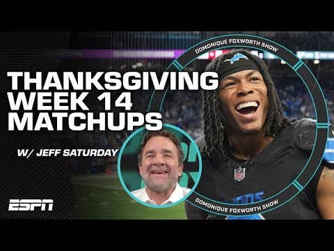 Previewing the NFL's Thanksgiving slate with Jeff Saturday | The Domonique Foxworth Show
