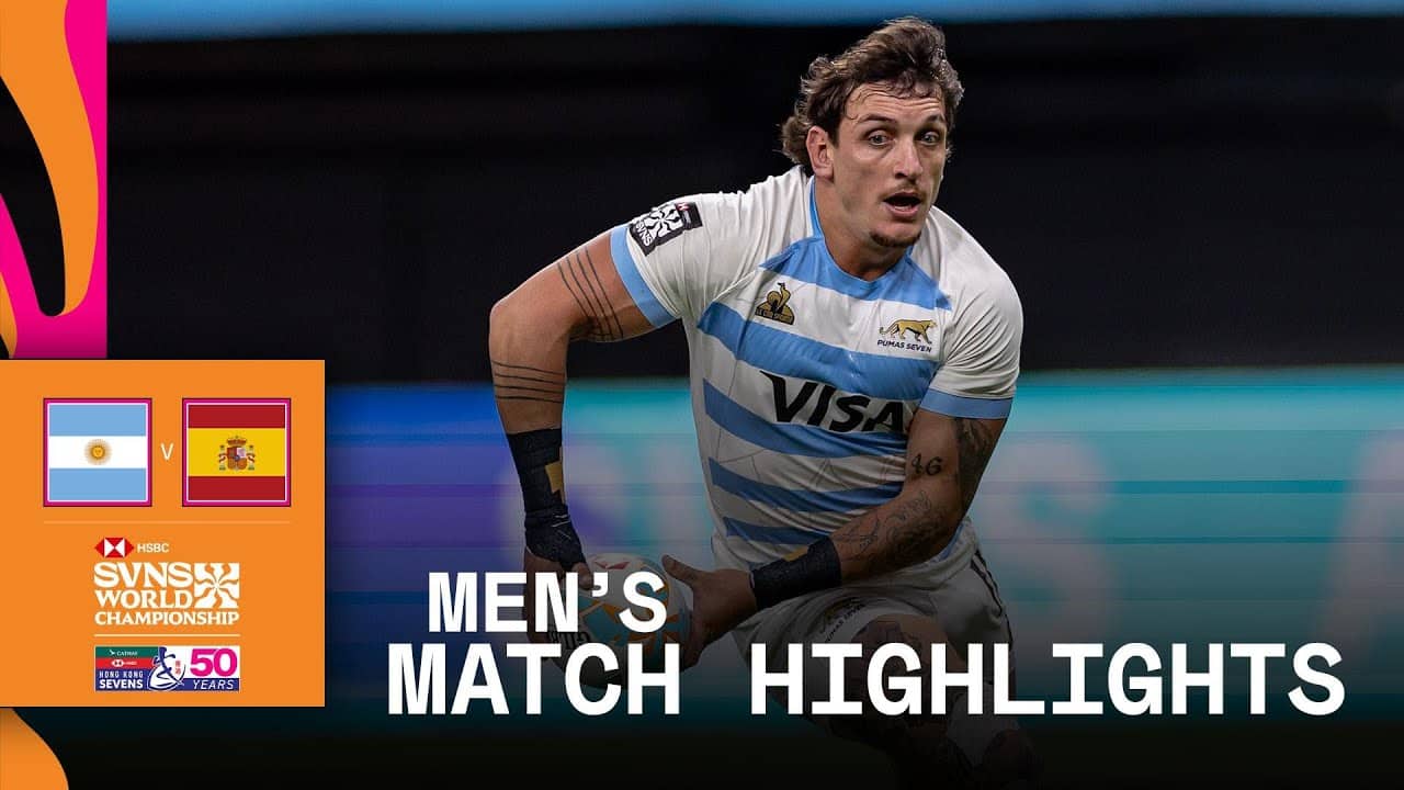 BLOWOUT win on Day 1! 🔥 | Argentina v Spain | HSBC SVNS Hong Kong 2026 | Match Highlights