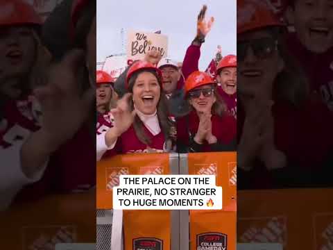 Rece Davis set the stage perfectly for the first CFP game 👏