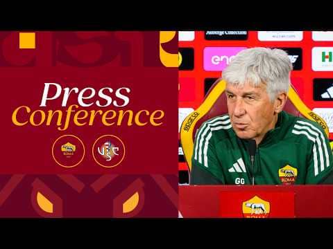 🟨 LIVE 🟥 LA CONFERENZA STAMPA DI GIAN PIERO GASPERINI ALLA VIGILIA DI NAPOLI-ROMA