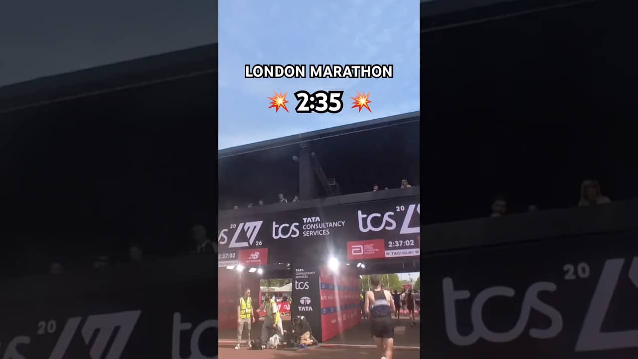 LONDON MARATHON 2:35 FINISH 💥