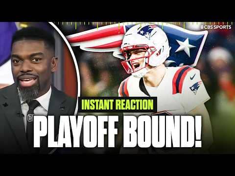 Patriots surge past Ravens to CLINCH playoff berth | Lamar Jackson exits game with back injury