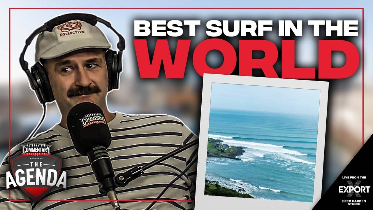 LIVE From The WSL In Raglan featuring Luke Cederman from The Raglan Surf Report | The Agenda Podcast