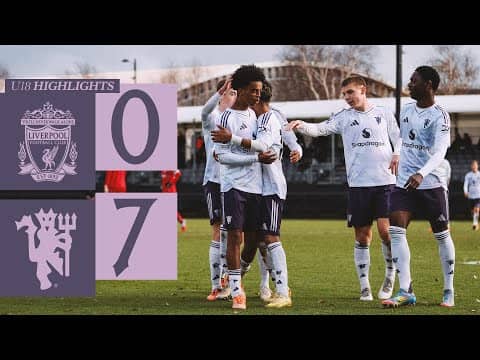 United Youngsters Hit SEVEN! ☄️👏 | Liverpool U18s 0-7 Man Utd U18s