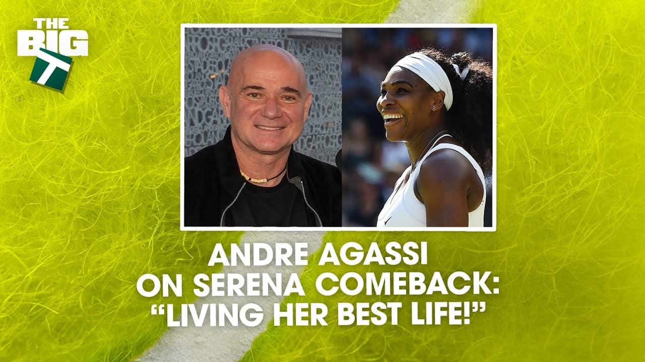 Andre Agassi on Serena's Comeback, Alcaraz's Wrist Injury, Tennis Rivalries & His New Documentary