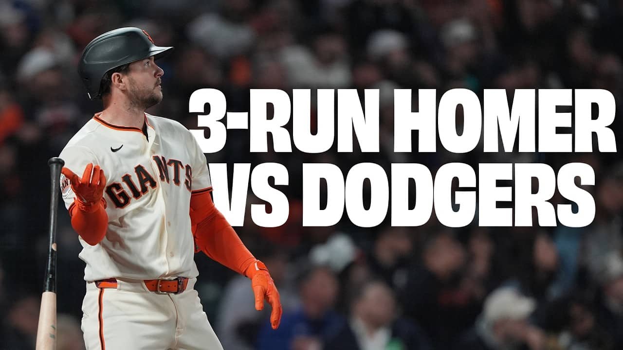 Patrick Bailey Blasts No-Doubt, 3-Run Home Run to Defeat Dodgers | San Francisco Giants Highlights