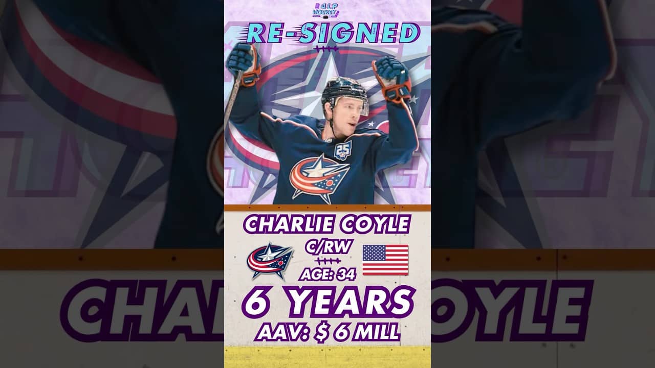 COYLE IS CBJ FOR LIFE! 😳 🖊️ #hockey #nhl #hockeyshorts #nhlshorts #cbj #hockeynews #nhlnews