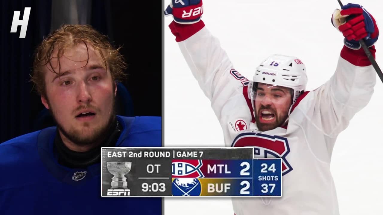 Canadiens vs Sabres GAME 7 OT WINNER 😱 FINAL GOAL ENDING 🔥