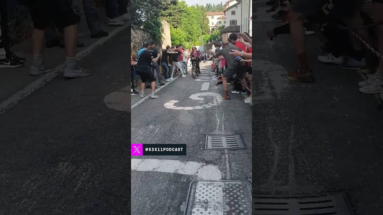 When you accidentally join the Giro d'Italia 😅