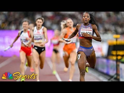 Team USA's women cruise through 4x400 heat to easily reach final at worlds | NBC Sports