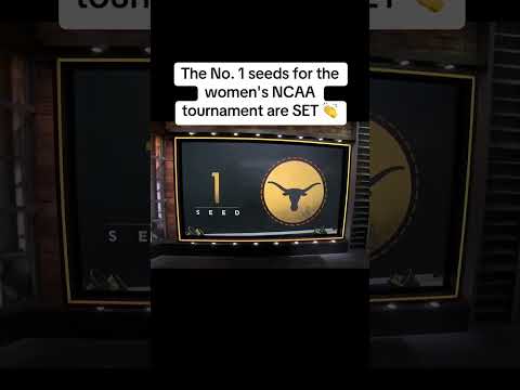 UConn, UCLA, Texas and South Carolina all booked No. 1 seeds for the NCAA Women's Tournament 🙌