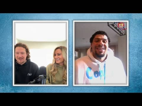 Cat, guest co-host Tyler Toffoli chat with Ryan Reaves on Never Offside | S2, Ep12