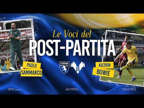 Serie A Enilive 2025/26 | Le voci del post partita: Bowie e Sammarco