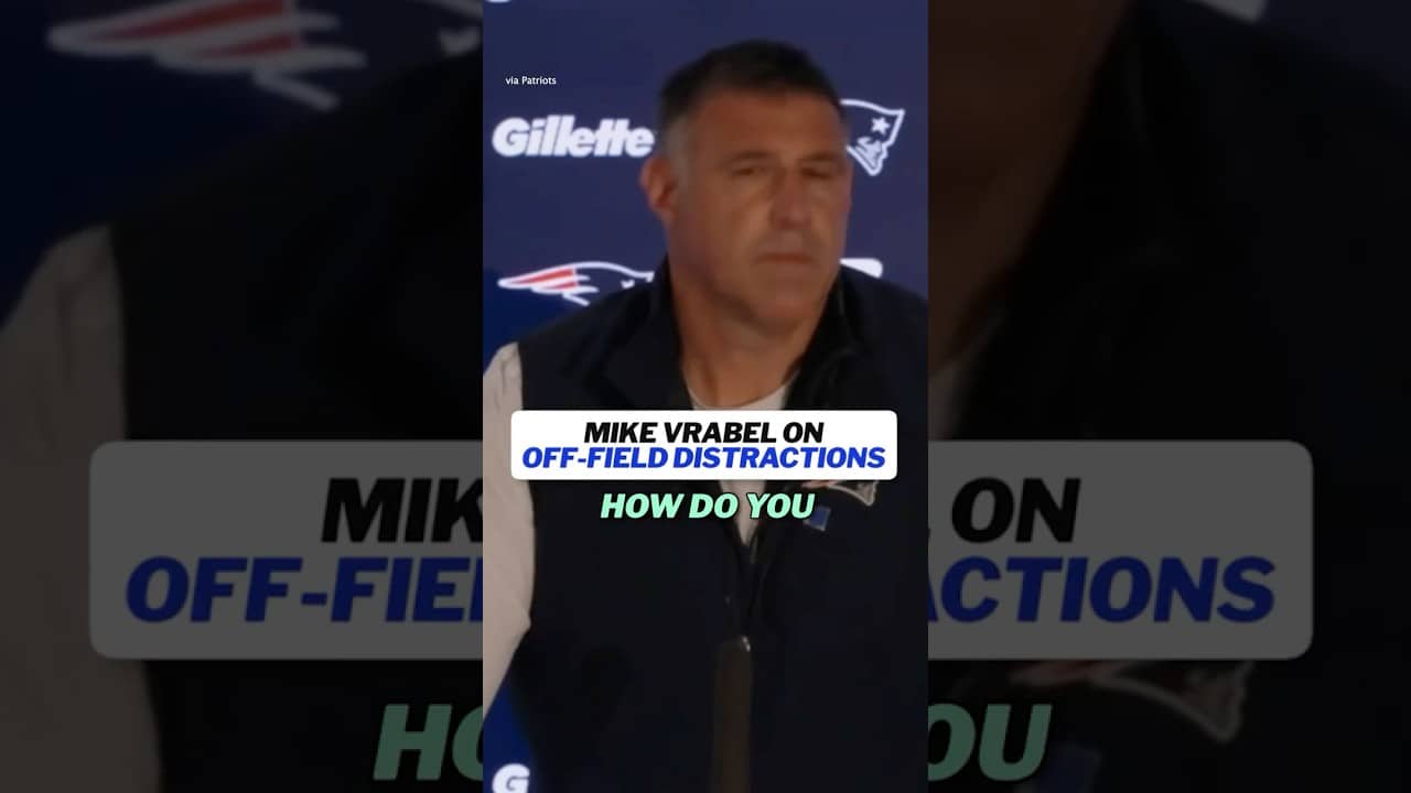 Mike Vrabel on dealing with off-field distractions #nfl #patriots #mikevrabel