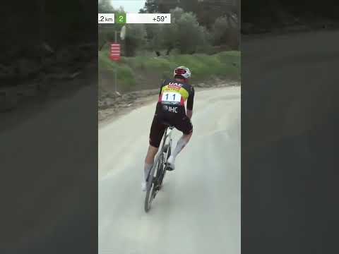 What a save from Tim Wellens 😳 The gravel is making for tricky going for just about everyone in Jaen