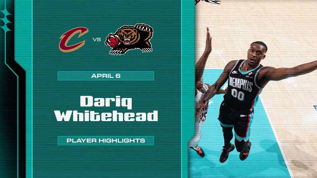 Dariq Whitehead Highlights vs. Cleveland Cavaliers