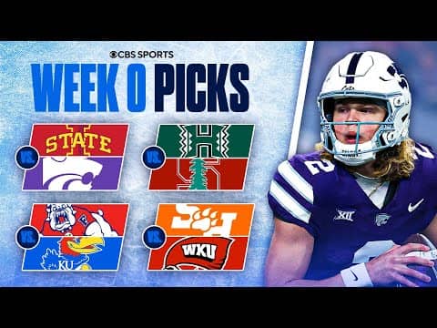 College Football Week 0 Picks and Predictions [Iowa St. vs. Kansas St., Stanford vs. Hawaii & MORE]